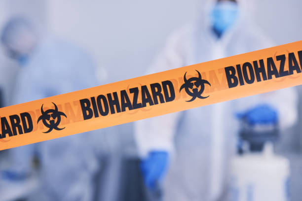 Professional Biohazard Cleanup technician working in Overton, NV
